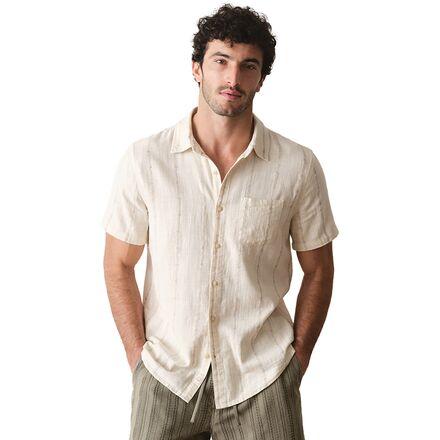 Stretch Selvage Simple Stripe Shirt by MARINE LAYER