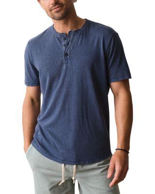 Vintage Indigo Hemp Henley T-Shirt by MARINE LAYER