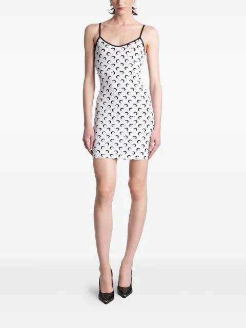 All-Over Moon mini dress by MARINE SERRE