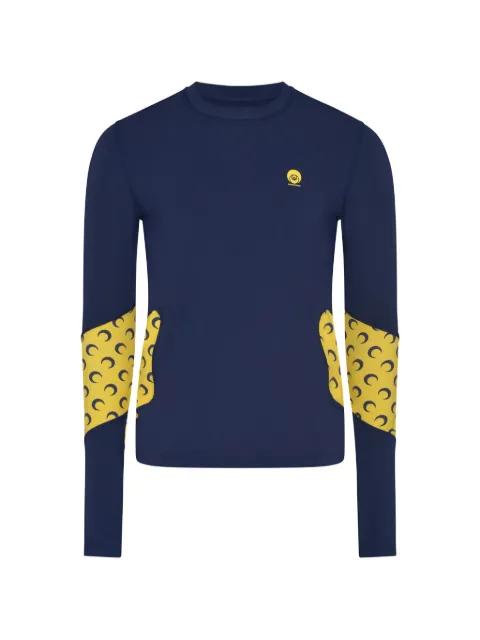 Athleisure LS moon-print top by MARINE SERRE