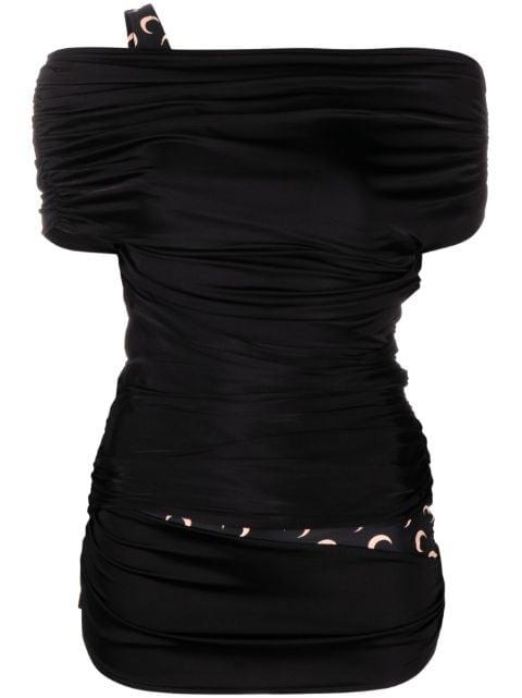 Body Shelter off-the-shoulder top by MARINE SERRE