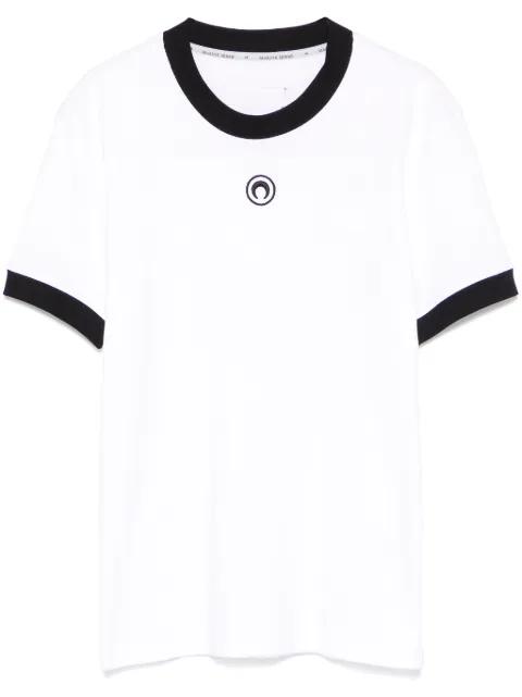 Crescent Moon-embroidered T-shirt by MARINE SERRE