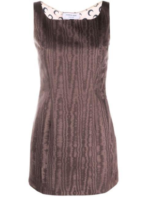 Crescent-Moon panelled minidress by MARINE SERRE