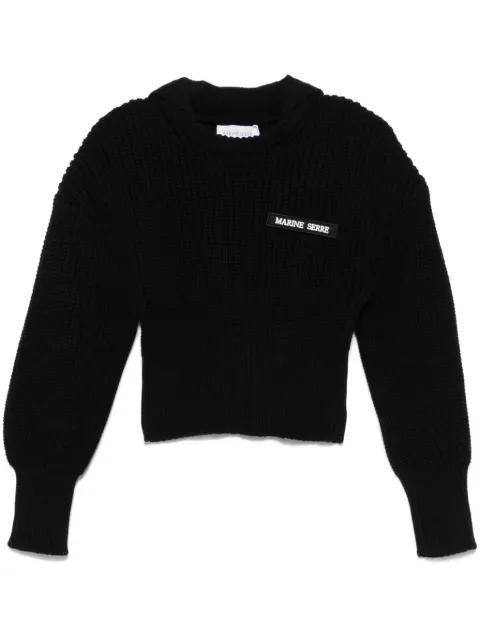 Half Cardigan knit sweater by MARINE SERRE