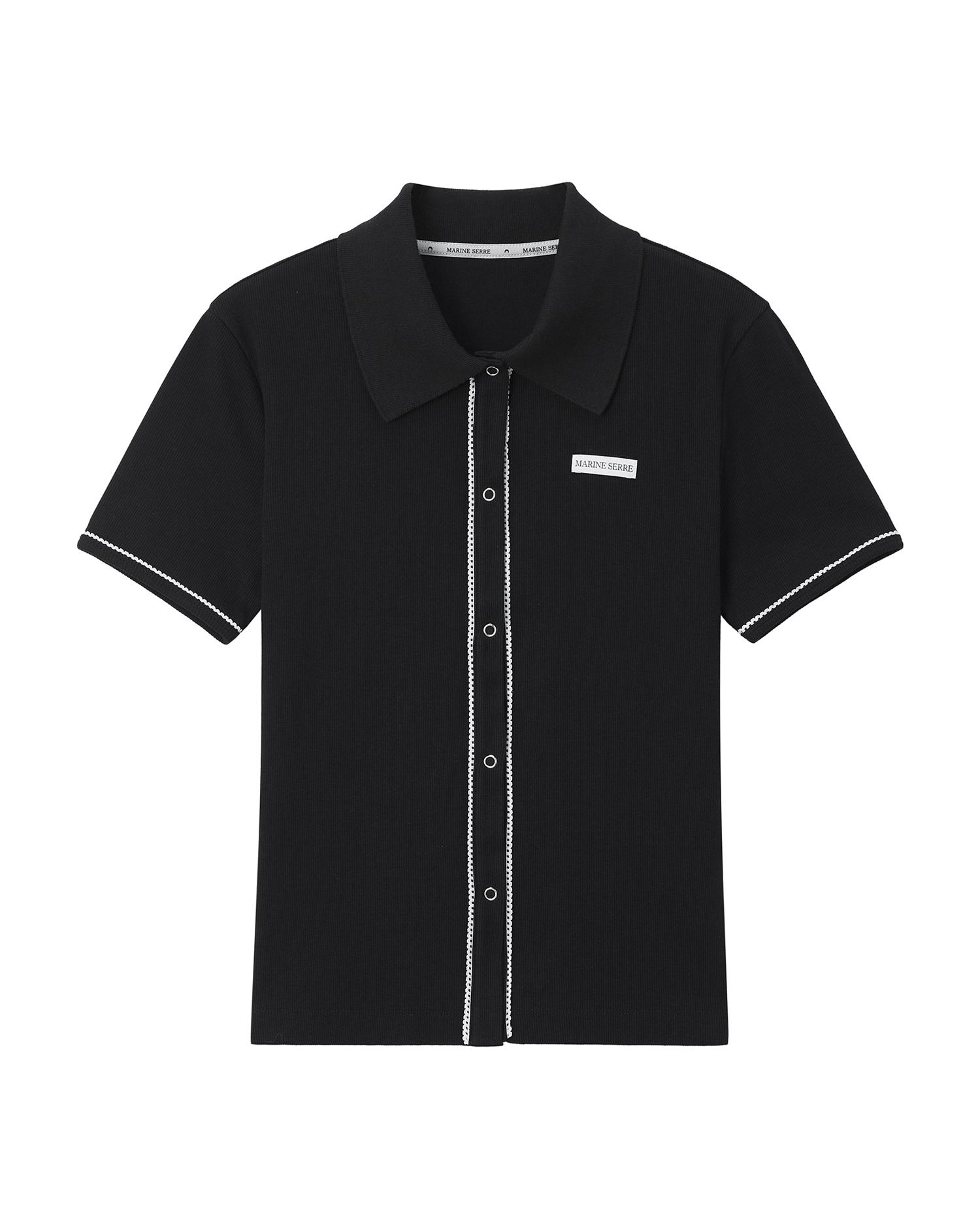 Logo button down top by MARINE SERRE