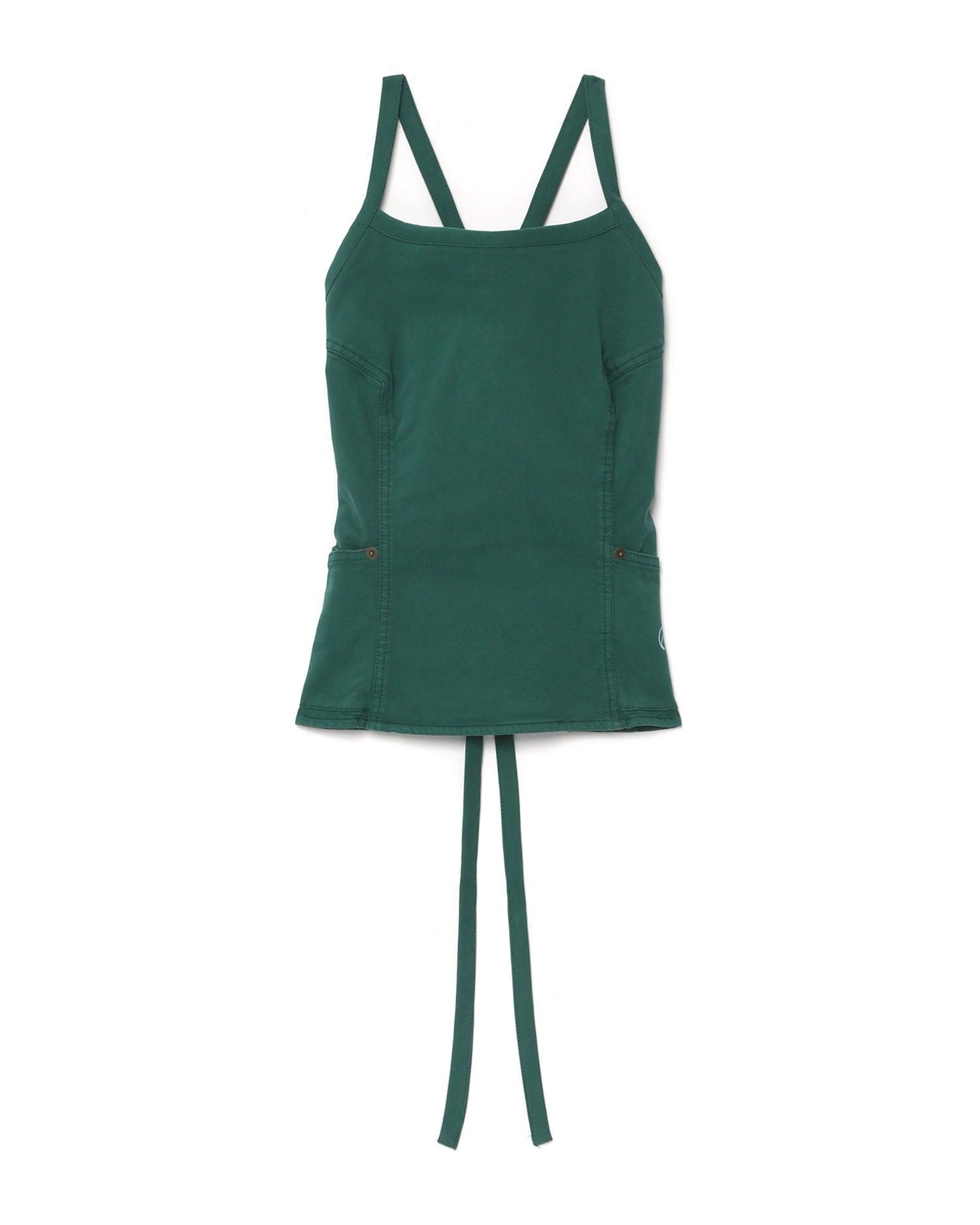 MARINE SERRE - Women's Gardener Apron Top - (Green) by MARINE SERRE