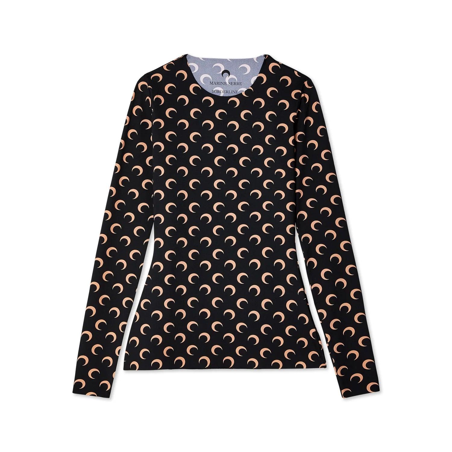MARINE SERRE - Women's Regenerated Second Skin Top - (Black) by MARINE SERRE
