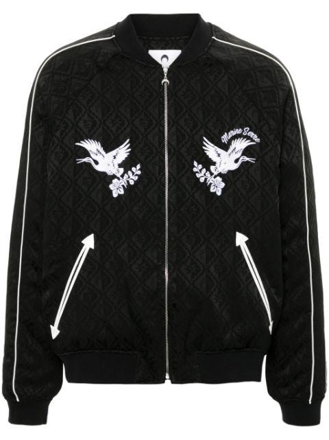 Moon Diamant jacquard bomber jacket by MARINE SERRE