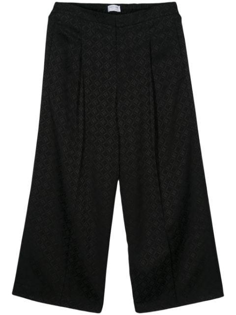 Moon Diamant-jacquard trousers by MARINE SERRE