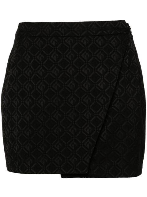 Moon Diamont jacquard miniskirt by MARINE SERRE