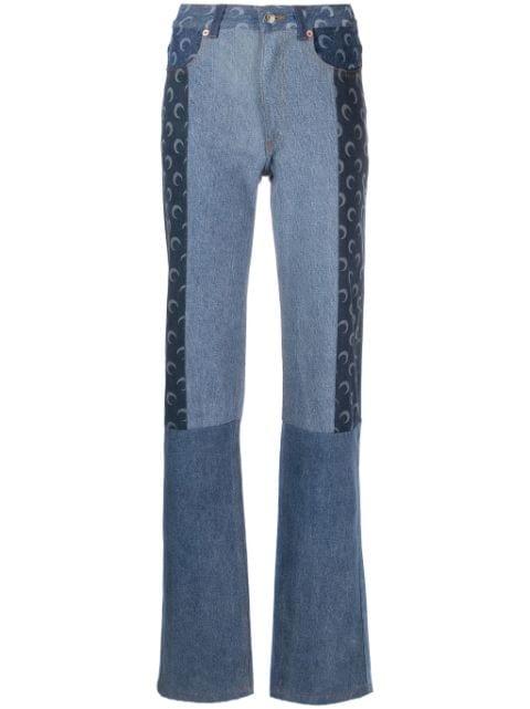 Moon Regenerated straight-leg jeans by MARINE SERRE