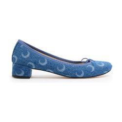 Moon Repetto Camille denim ballerinas by MARINE SERRE
