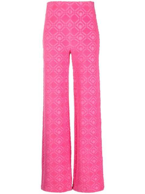 Moon Sponge flared trousers by MARINE SERRE