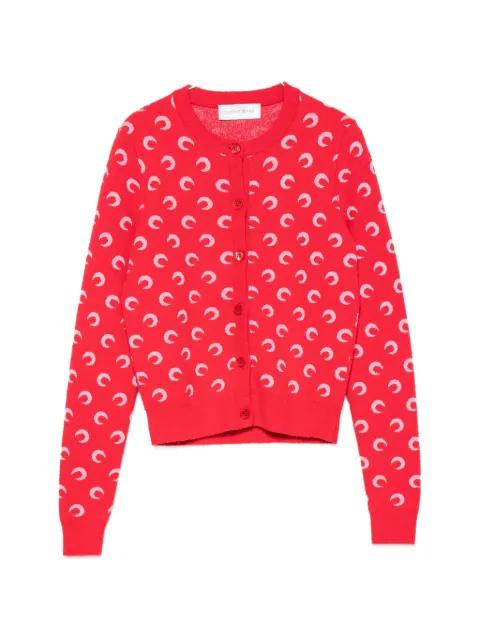 Moon bouclé cardigan by MARINE SERRE