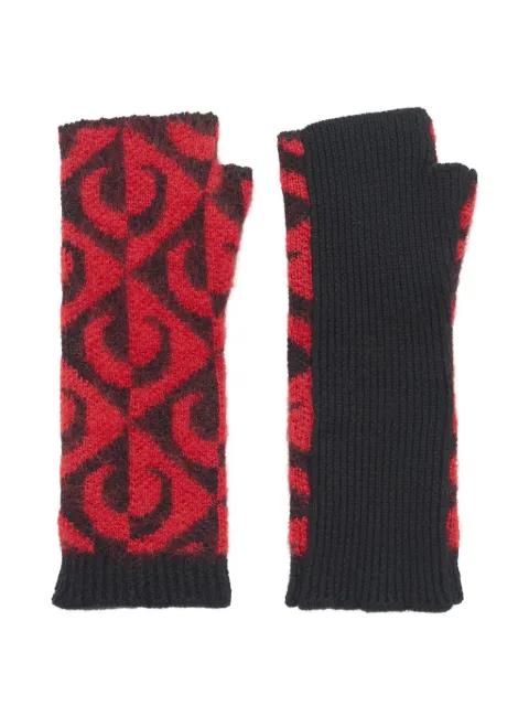 Moon fingerless gloves by MARINE SERRE