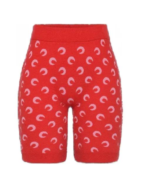 Moon jacquard bouclette shorts by MARINE SERRE