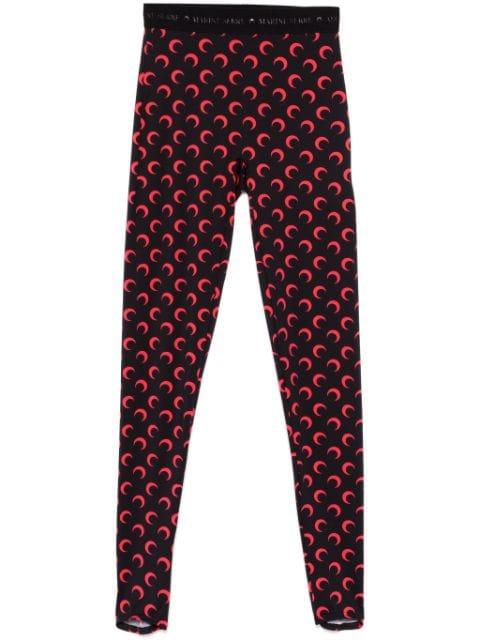 Moon jersey leggings by MARINE SERRE