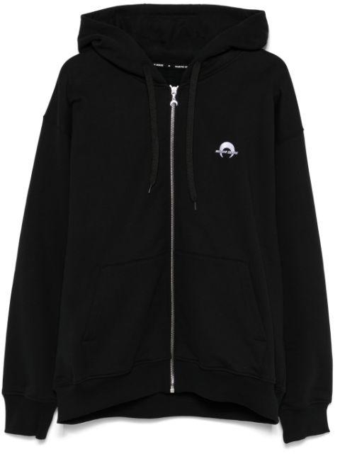 Moon-logo zip-up hoodie by MARINE SERRE