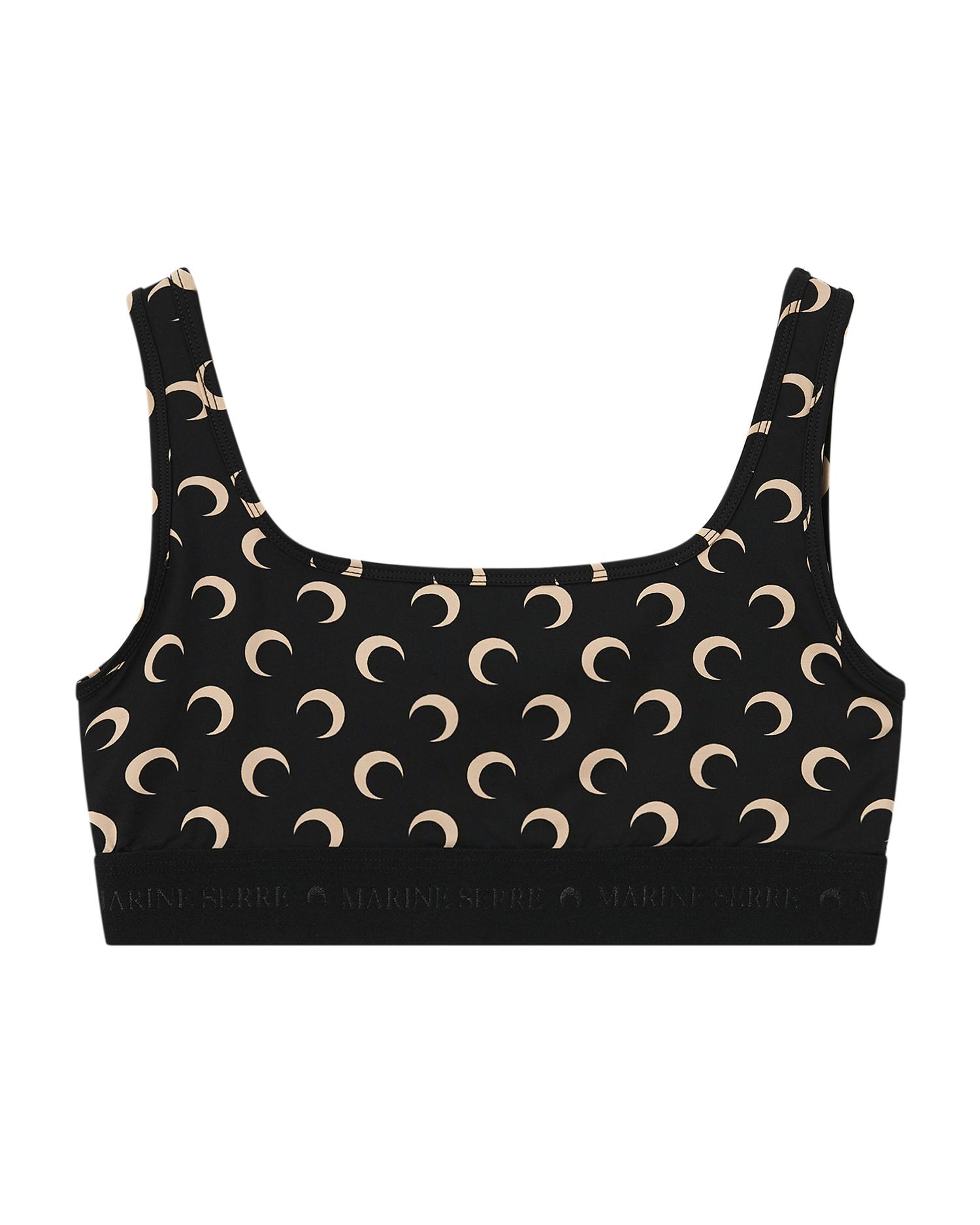 Moon print bralette by MARINE SERRE