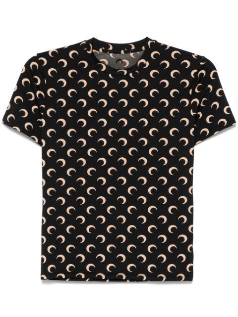 Moon-print short-sleeve top by MARINE SERRE