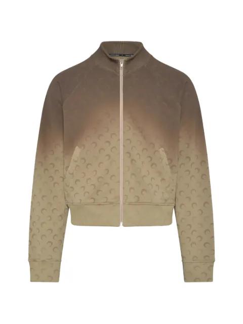 Moon-print zip-up sweater by MARINE SERRE
