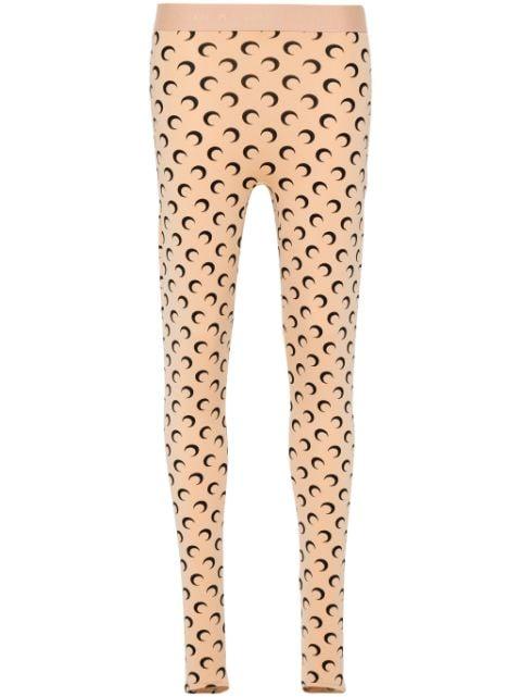 Moon stirrup leggings by MARINE SERRE