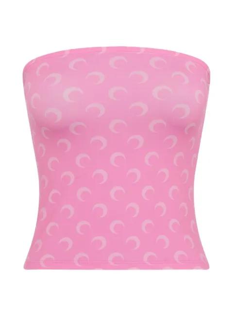 Moon tube top by MARINE SERRE
