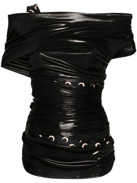 Moonogram-pattern top by MARINE SERRE