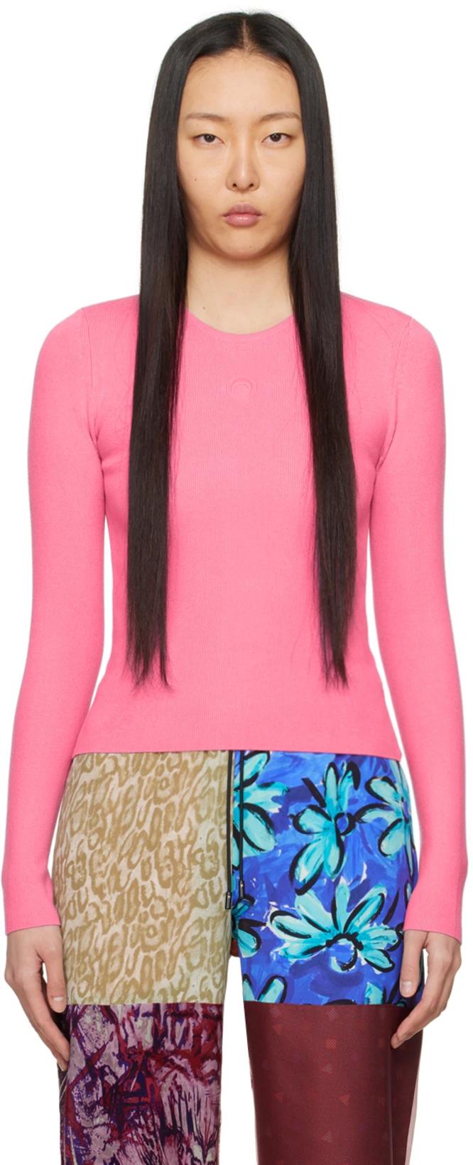 Pink Core Sweater by MARINE SERRE