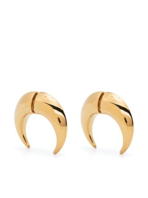 Regenerated Chamanic stud earring by MARINE SERRE