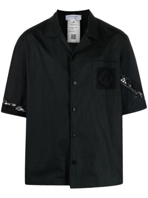 Regenerated Household Linen cotton shirt by MARINE SERRE