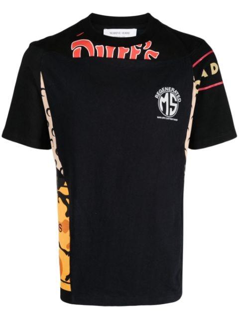 Regenerated patchwork T-shirt by MARINE SERRE