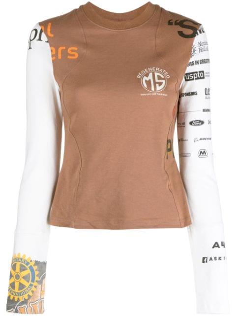 Regenerated patchwork T-shirt by MARINE SERRE