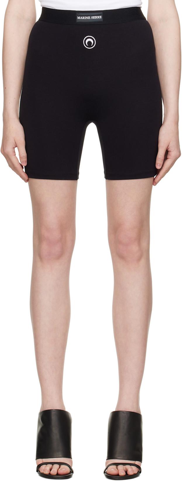 SSENSE Exclusive Black Bike Sport Shorts by MARINE SERRE