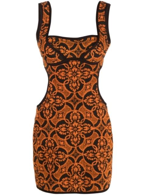 Towels cut-out minidress by MARINE SERRE