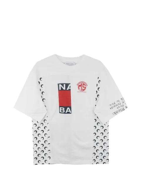 Upcycled panelled T-shirt by MARINE SERRE