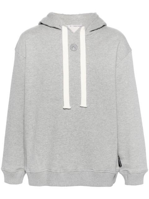 calendars-print organic cotton hoodie by MARINE SERRE