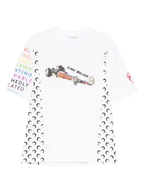 car moon print T-shirt by MARINE SERRE