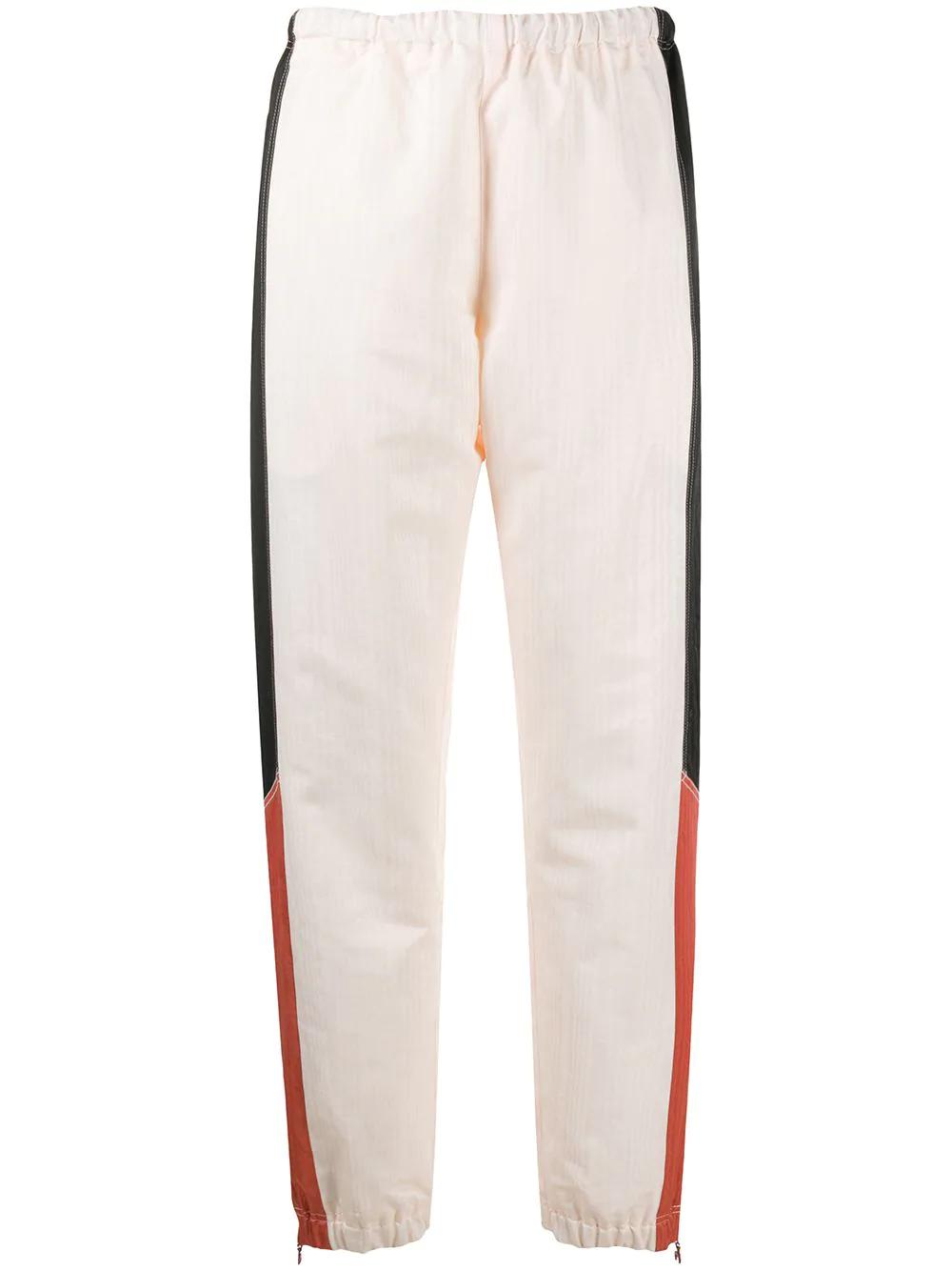 contrast panel cuffed trousers by MARINE SERRE