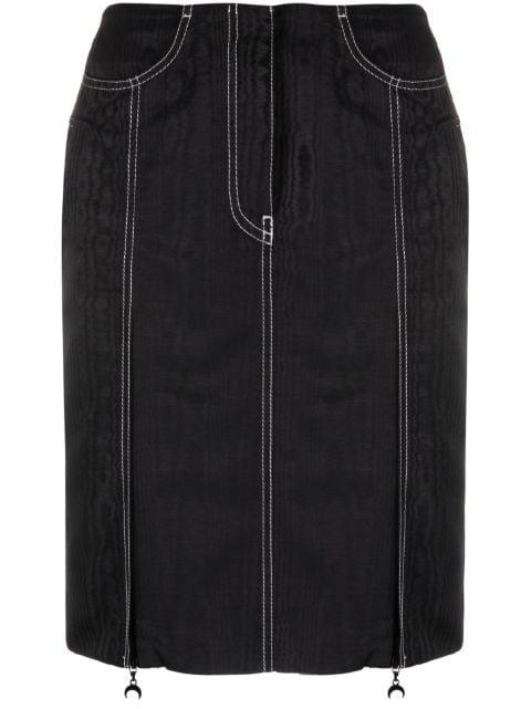 crescent-moon pendant skirt by MARINE SERRE