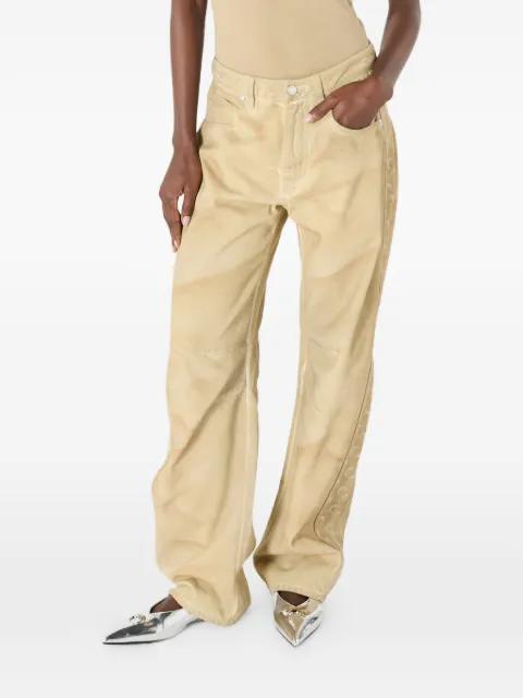 faded Moon-motif jeans by MARINE SERRE