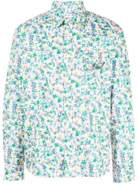 floral-print shirt by MARINE SERRE