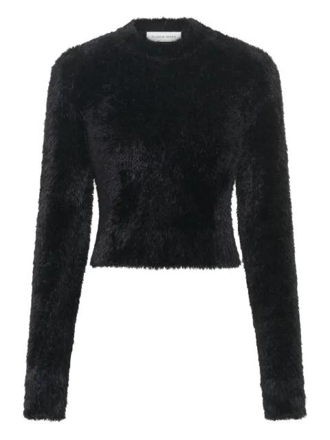 fluffy-knit crew-neck sweater by MARINE SERRE
