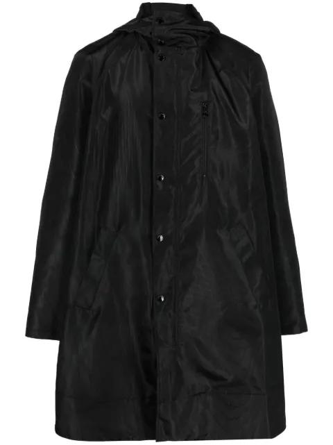 hoodied logo-print windbreaker by MARINE SERRE