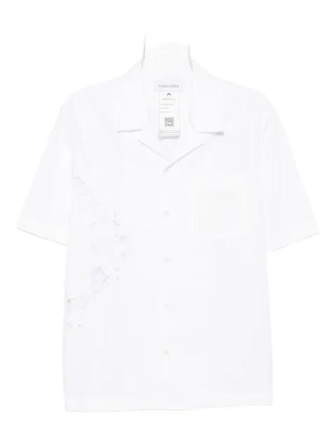 lace-insert short-sleeves shirt by MARINE SERRE