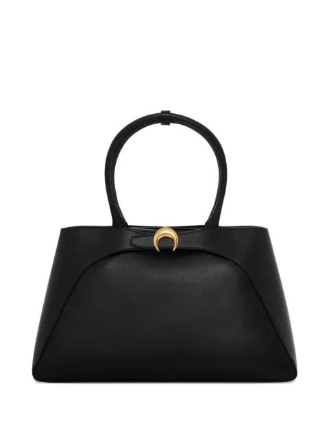 large Aurora smooth-leather tote bag by MARINE SERRE