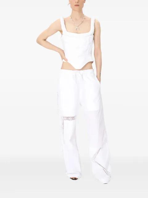 linen corset top by MARINE SERRE