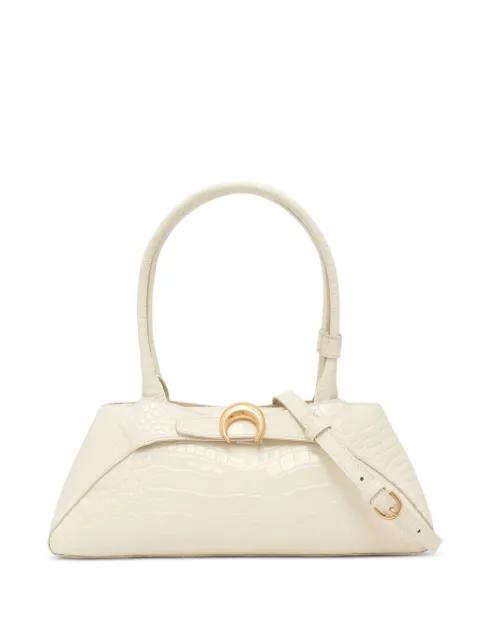 medium Aurora crocodile-embossed tote bag by MARINE SERRE
