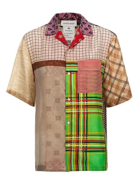 mix-print shirt by MARINE SERRE