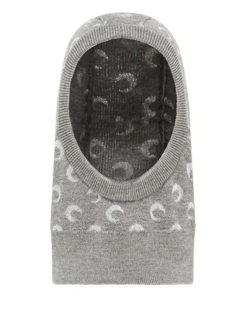 moon jacquard knit balaclava by MARINE SERRE